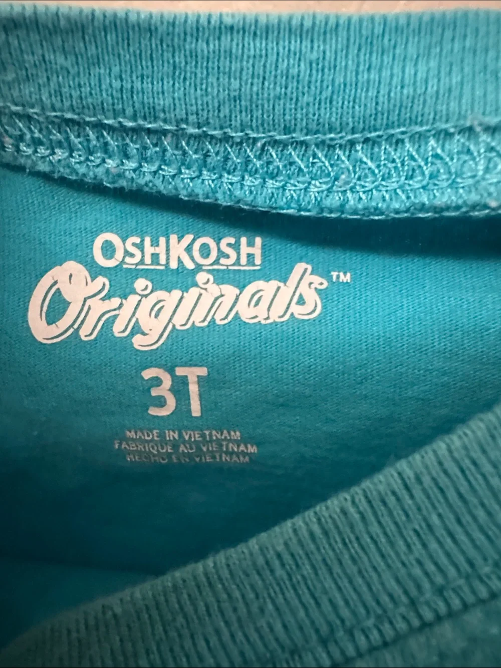 OshKosh B'gosh Turquoise, Navy & White Kids Tee Trio